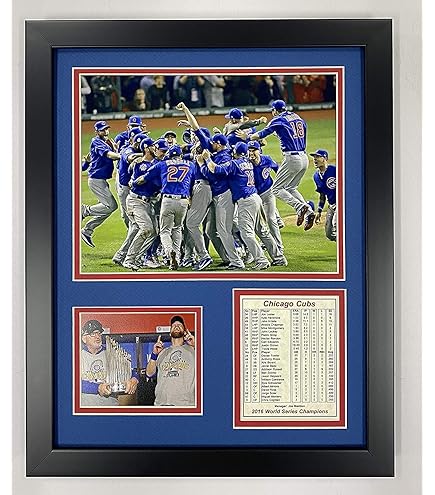 Amazon.com: Framed Chicago Cubs 2016 World Series Champions Ben