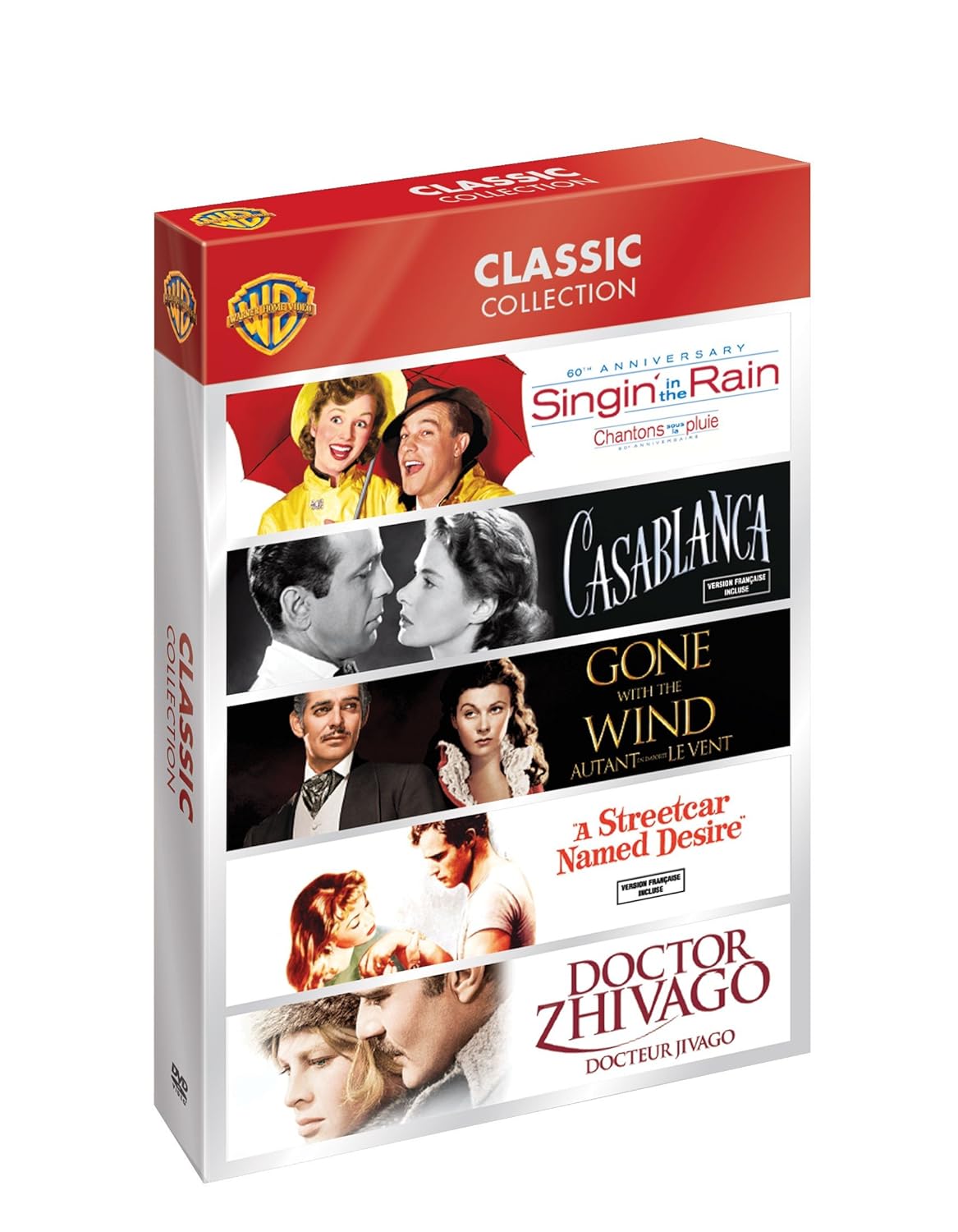 Classic Collection Singin' in the Rain / Casablanca / Gone with the