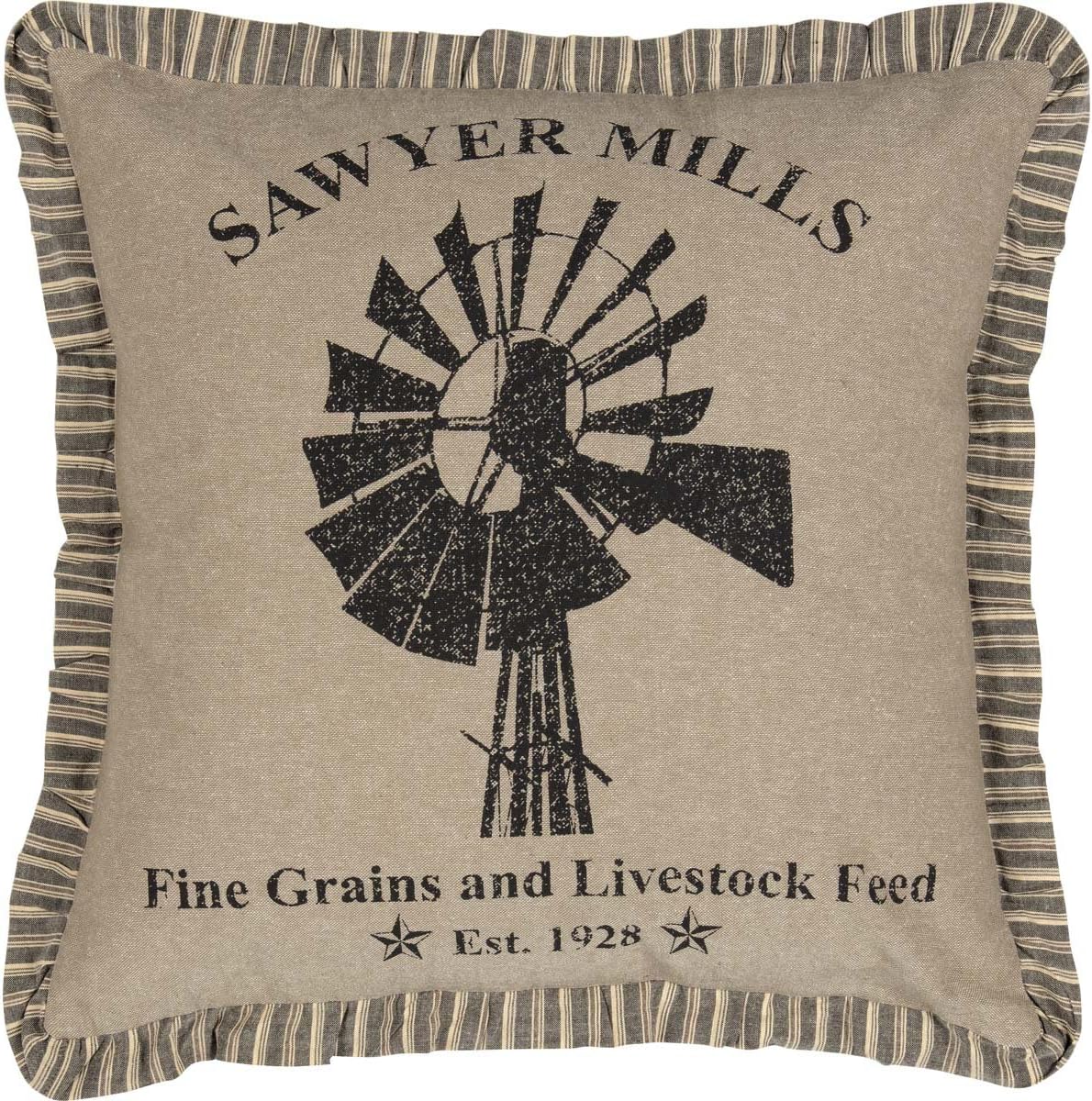 Amazon Com Vhc Brands Farmhouse Pillows Throws Sawyer Mill