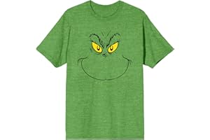 BIOWORLD Dr. Seuss The Grinch 'Grinch Face' Unisex T-Shirt