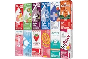 Cirkul Fan Favorite Bundle with 12 Flavor Cartridges, Zero Calories and No Sugar Drink Mix