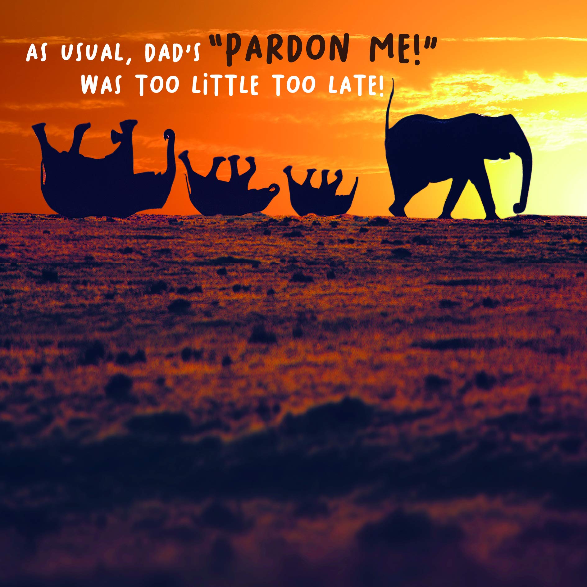 Emotional Rescue Funny Father's Day Card For Dad, Dad Humorous Fathers Day Card, Multi-Coloured