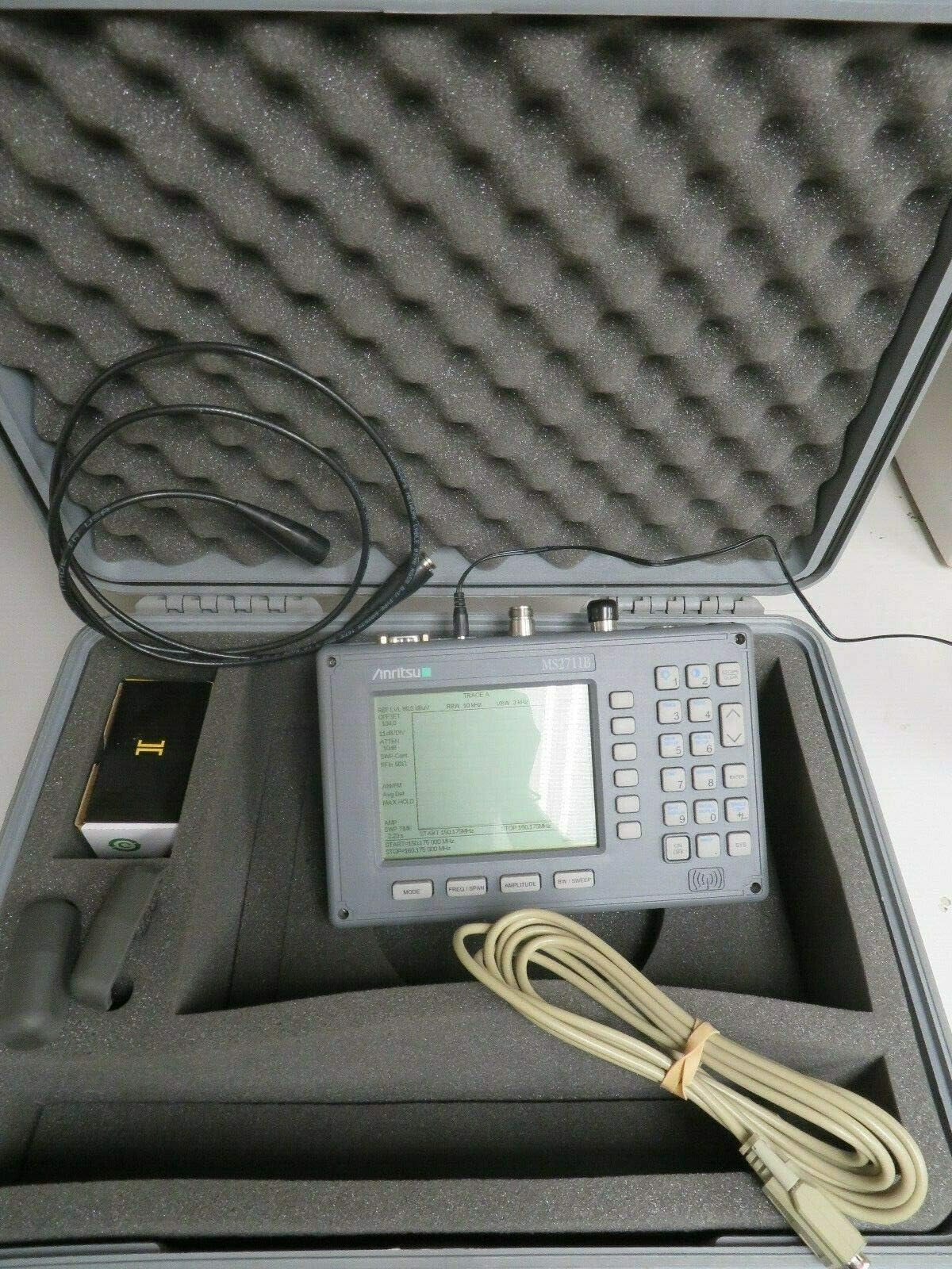 Anritsu MS2711B Handheld Spectrum Analyzer 100kHz-3GHz w/case & Charger - NJ17