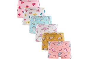 Boboking Soft Cotton Girls' Panties Boyshort Little Girls' Underwear Toddler Undies