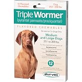Durvet Triple Wormer for Medium and Large Dogs