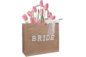Bride to Be Tote Bag Beige,Bridal Bag “BRIDE” Lettering for Bachelorette Party