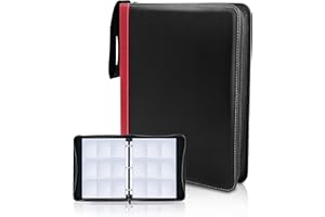 CLOVERCAT 9 Pocket Waterproof Trading Card Binder, Trading Album Display Holder, Expandable, 720 Double Sided Pocket Album, Compatible with Gaming Cards, Yugioh, MTG and Other TCG