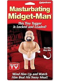 Pipedream Masturbating Midget-Man Wind-up Doll