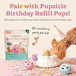 WOOF Party Pupsicle - Long-Lasting Interactive Dog