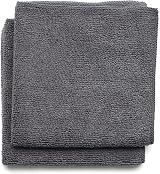 Brabantia Microfibre Cleaning Cloths 2 Pack Dark Grey 30 x 30 cm view 2