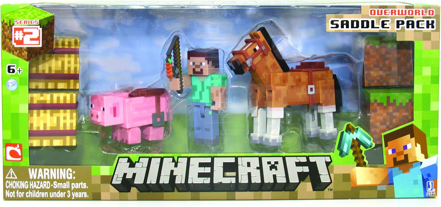 Amazon マインクラフト アクションフィギュア サドルパック 並行輸入品 フィギュア ドール 通販