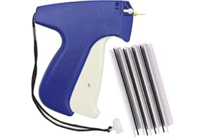 Liumai Fine Stitch Tagging Gun for Clothing, Tagging Gun Kit, Mini Stitch Tagging Gun for Clothes with 1080 Black and 1080 White 0.18 inch Micro Fasteners and 0.05 inch Needles