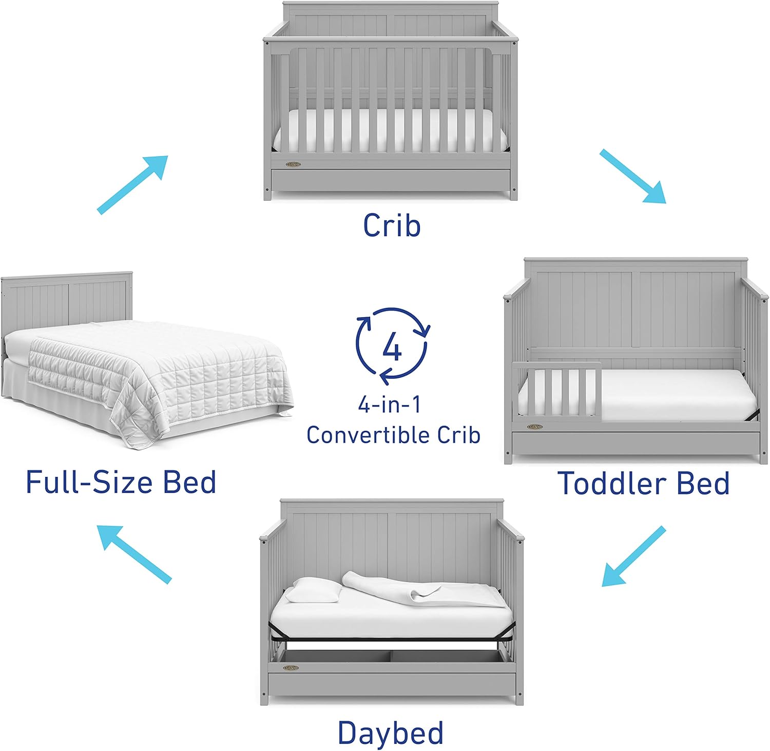 graco hadley convertible crib with drawer