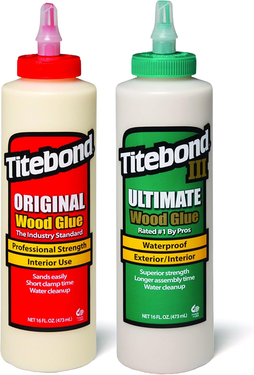 16 oz Titebond Ultimate III + 16 oz Titebond Original Wood Glue Amazon