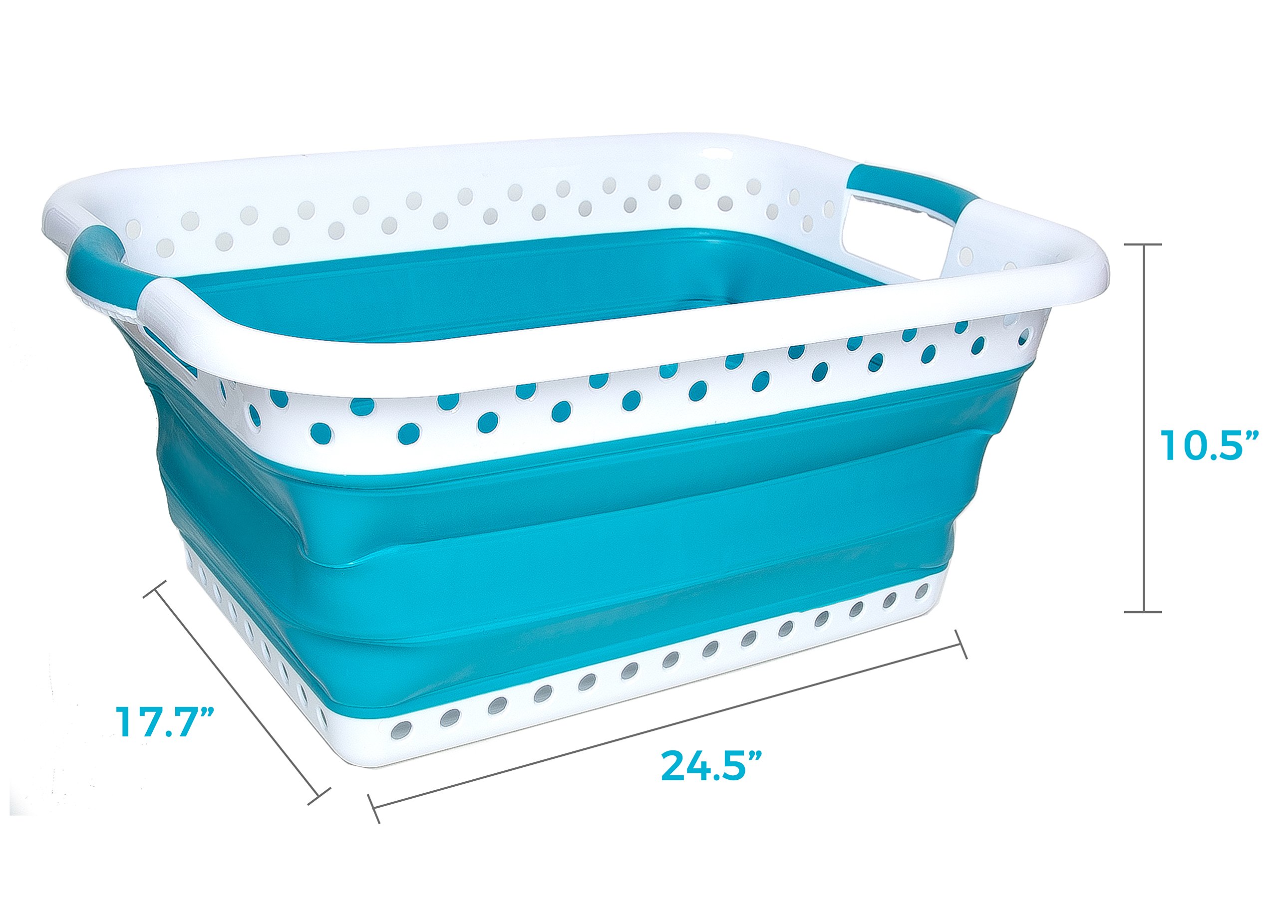 Smart POP UP Collapsible Laundry Basket Space Saving Foldable Storage