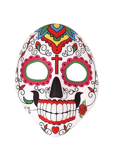 Buy Emmas Wardrobe Day Of The Dead Mexican Mask Halloween