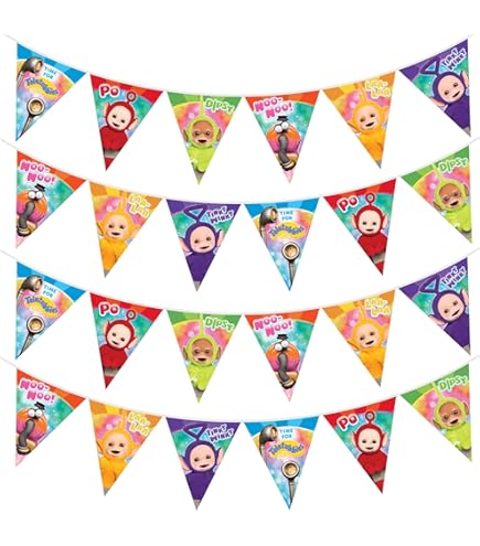 Tovaglioli Teletubbies 33 Cm - Colorati Per Feste E Eventi Speciali - Foto 11