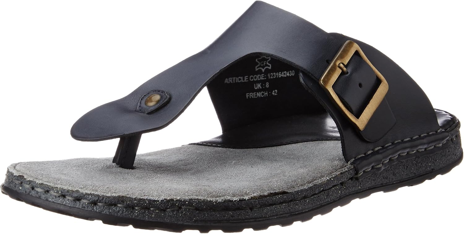 ruosh men's leather sandals and floaters