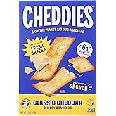 Cheddies, All Natural Protein Packed Cheddar Crackers, Cheddar Cheese, 4.2 Ounce, 6g Protein, Low Carb