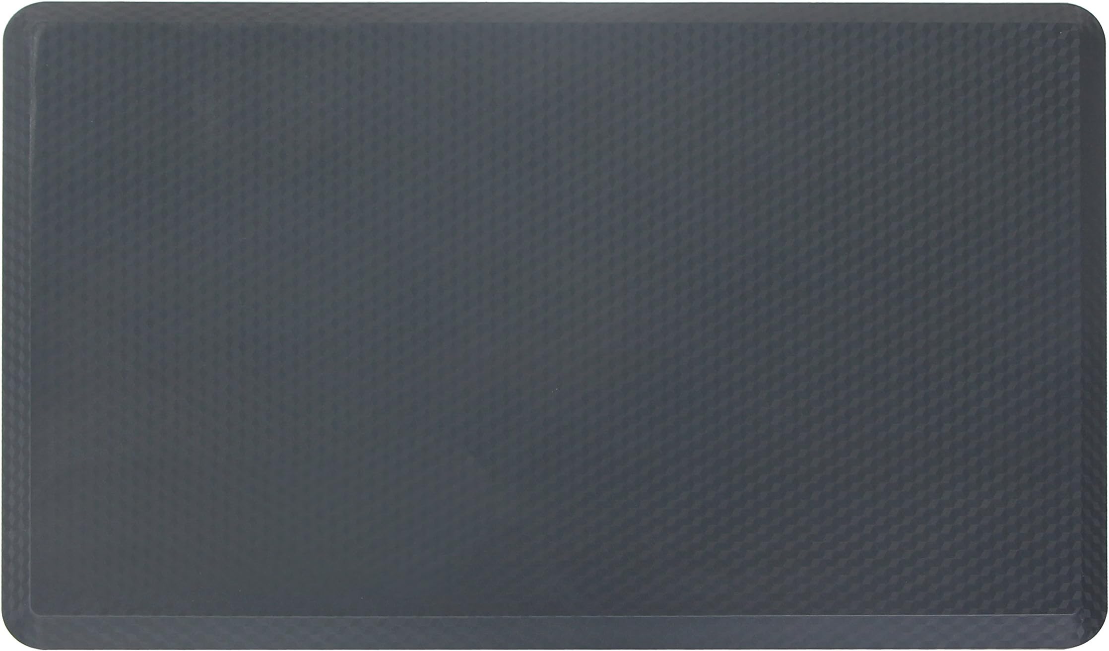 NKV Premium Anti-fatigue Comfort Floor Mat 30" x 19" x 3/4" for Kitchen, Office, Standing Desks and Garages - Dark Grey