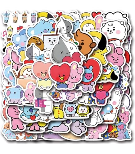 Lot Stickers K-Pop Demon Hunters – Merch Ru-mi Zoey, Sa-ja Boys, Ji-nu – Autocollants Vinyle Imperméables Pour Ordinateur, Voiture, Agenda, Cadeau Ado