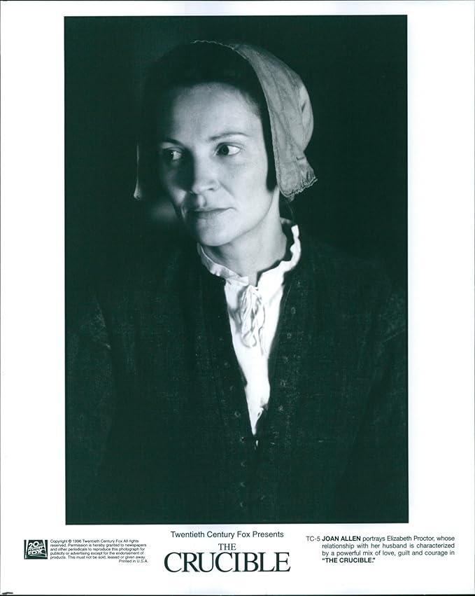 Vintage photo of Winona Ryder in the movie The Crucible