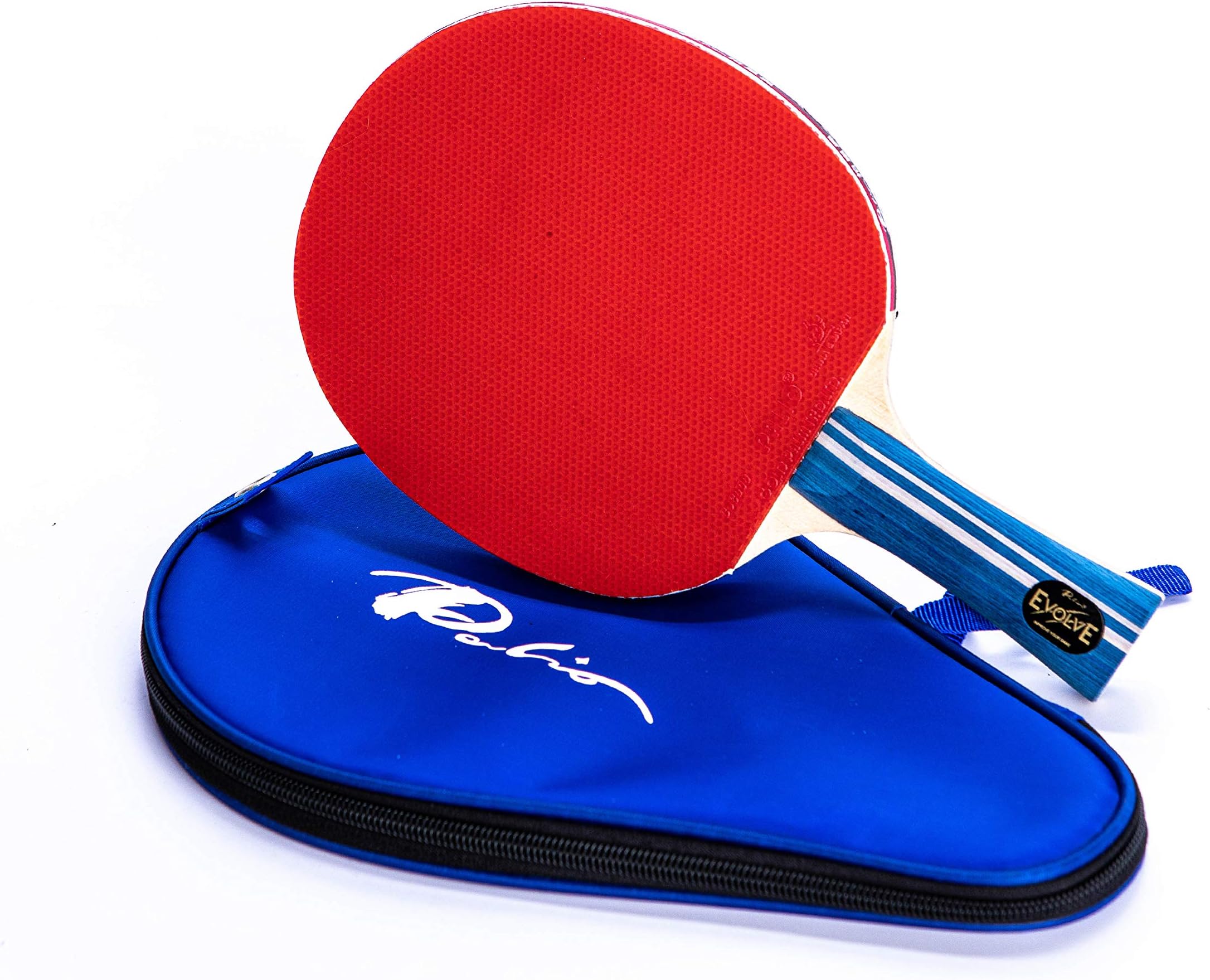 Palio Evolve 2019 Edition Table Tennis Bat with FREE headcover. The new and updated expert bat in the Palio Range. ITTF approved best table tennis bat on Amazon.