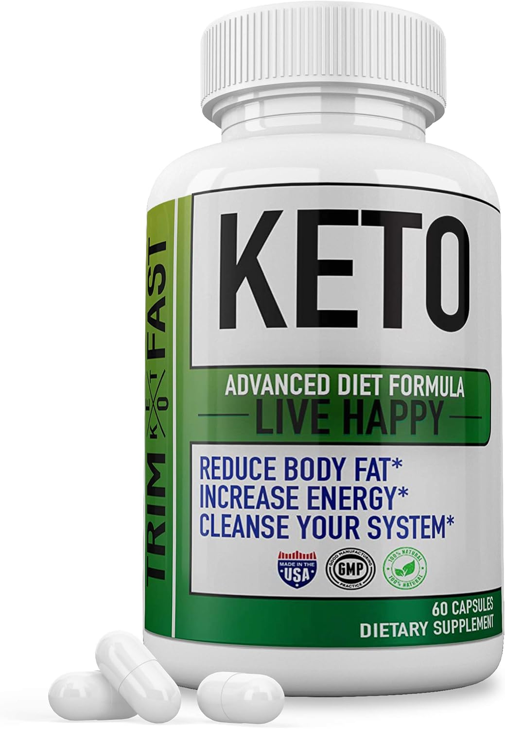 Amazon Com Trim Fast Keto Trim Fast Keto Pills Keto Body Trim Fast Burn Supplement For Energy Bhb Ultra Boost Exogenous Ketones For Rapid Ketosis For Men Women Health Personal