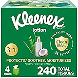 Kleenex Lotion Facial Tissues with Coconut Oil, 4