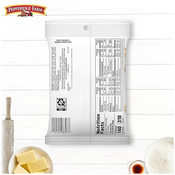 PEPPERIDGE FARM CHESSMEN MINIS BUTTER COOKIES, 8 SNACK PACKS, 2.25-OZ. EACH (PACK OF 8)
