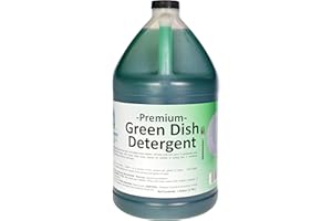 SIMPLYKLEEN USA Simply Kleen USA Dish Detergent Liquid Soap, 1 Gallon Refill, Concentrated Cleaning Power for Home or Commercial Kitchens, Pots, Pans, and Heavy-Duty Dishware