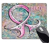 Wknoon Breast Cancer Awareness Pink Ribbon Cloth