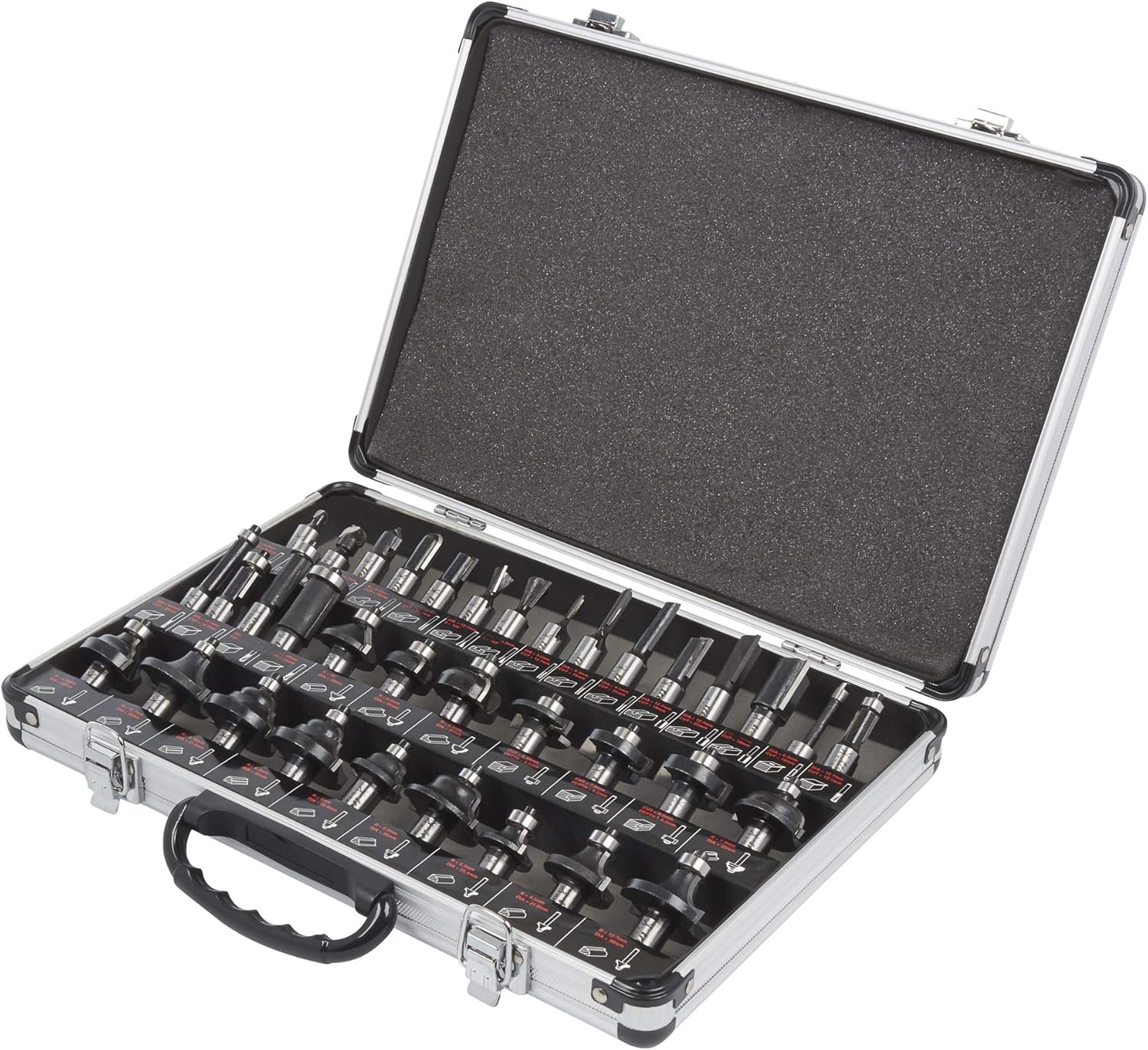 Trend 35 Piece Router Bit Starter Set, 1/2 Inch Shank, Tungsten Carbide Tipped, Aluminum Case Included, SET/SS35X1/2TC - Image 3