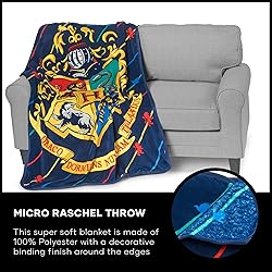 Northwest Harry Potter Micro Raschel Throw