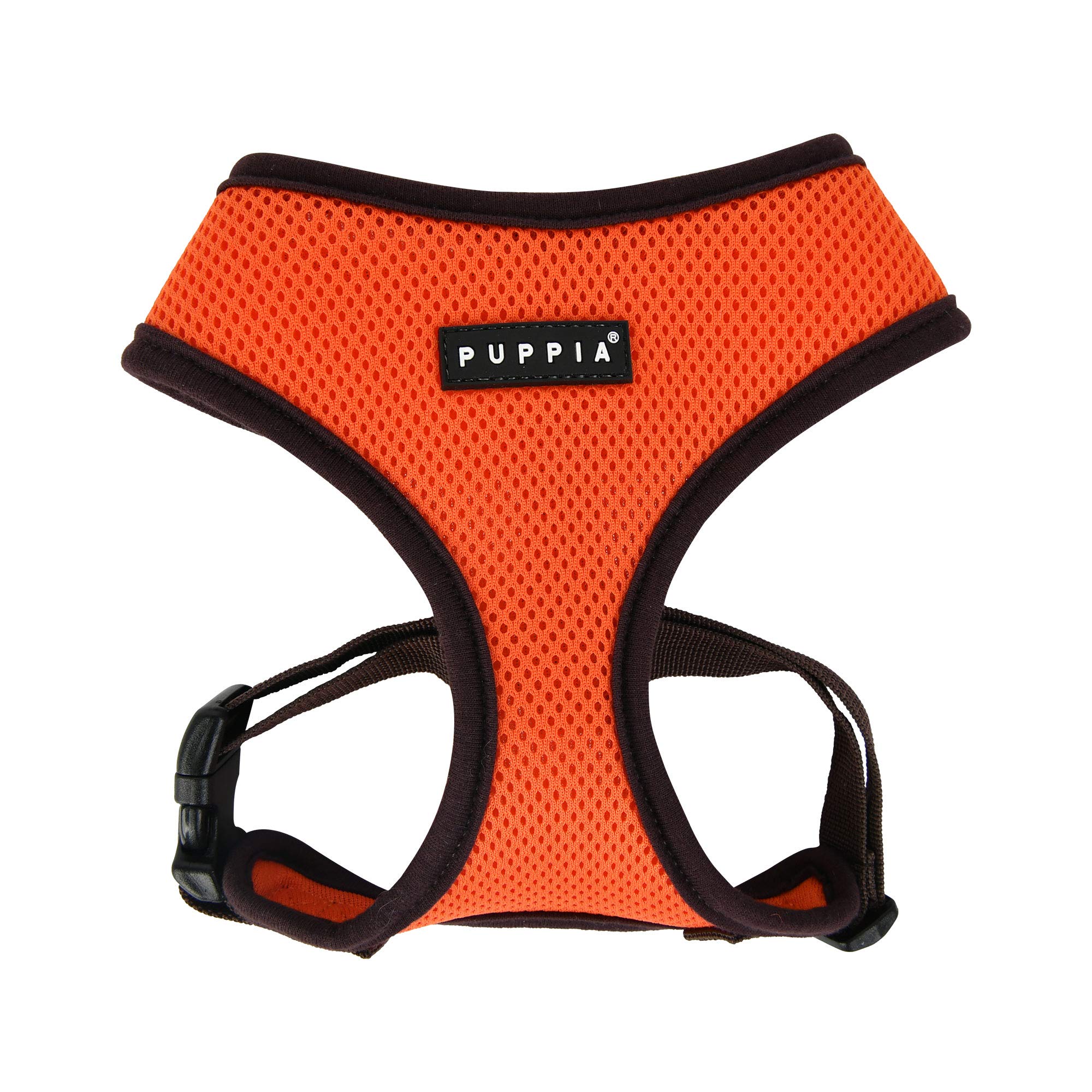 Puppia Soft Dog Harness II and adjustable harness for small or medium dogs, Orange