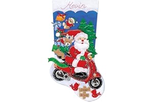 TOBIN Scooter Santa Felt Stocking Kit