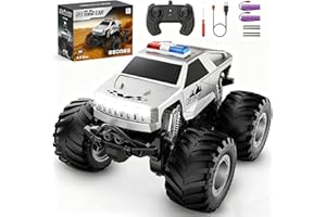 Amilacily Remote Control Car, All Terrain Remote Control Truck, RC Cars with 360 Degree Spins, Pickup-Style Toy Car with Light, Rechargeable RC Truck for Boys Girl Kids 4-7 8-12 6-8
