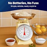 Innoteck Mechanical Kitchen Scale with Bowl 5kg Cream view 6