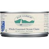 Bar Harbor, Clams Whole Gourmet Ocean, 6.5 Ounce