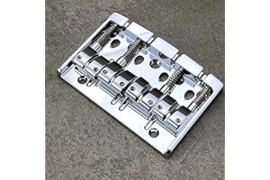 GUITAR TOOLS INTERNATIONAL Gotoh Multi-Tonal Series Bass Bridge - 4 Strings - Chrome - 404BO-4CS