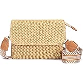 MINICAT Faux Straw Small Summer Purses Women Crossbody Beach Bags for Cruise Travel Vacation Essentials | Straw, Small, Summer, for Everyday, Cruise, Travel
