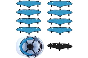 DEKELIY 9pcs Hard Hat Sweat Bands Washable Reusable Hard Hat Sweatband Liners Air Cushion Hard Hat Accessories