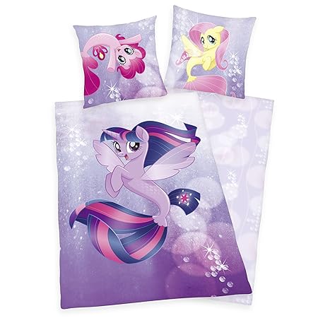 Herding Bettwäsche- Set My Little Pony, Baumwolle, Lila, 200 x 135 cm