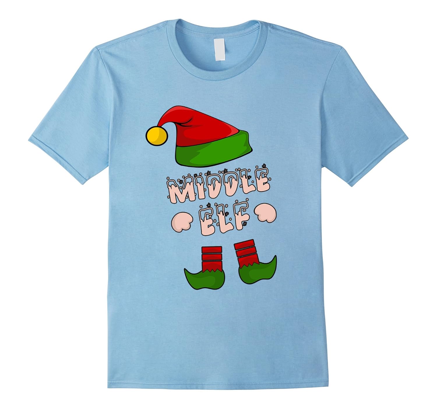 Middle Child Christmas Elf T-Shirt - Santa's Elf Tee-ANZ