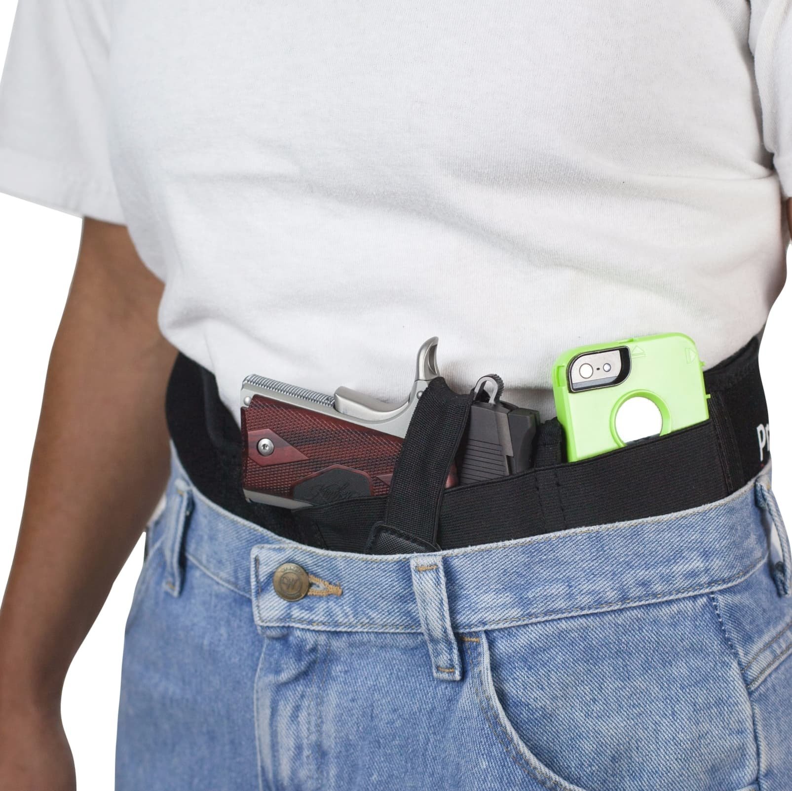 ProCore Belly Band Holster For Concealed Carry Waistband CCW Pistol Handgun Magazine Holder
