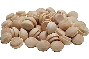 General Tools 312012 1/2" Button Plugs, Hardwood, 50-Pack