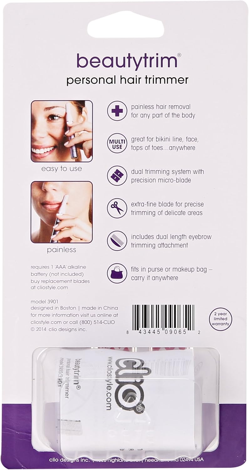 Clio Designs Model 3901 Beautytrim Personal Hair Trimmer Super