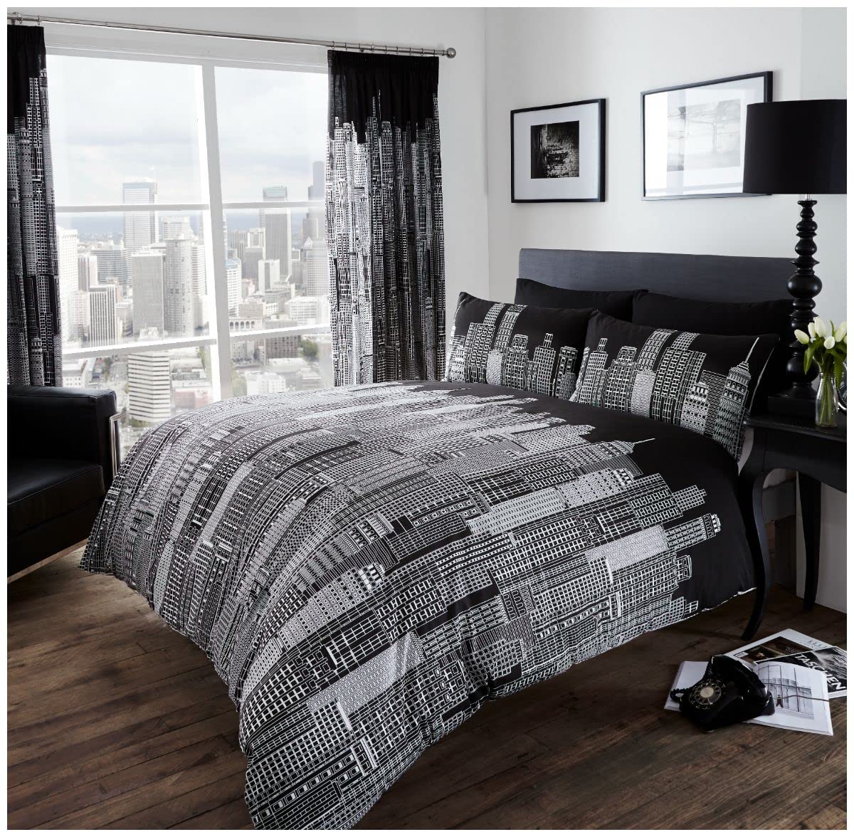 GC GAVENO CAVAILIA Easy Care Printed Duvet Cover Set, Reversible Bedding Sets, Polycotton Quilt Covers, King