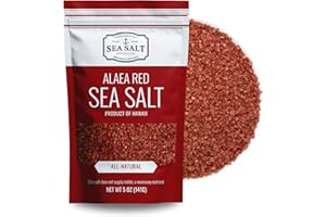 Alaea Red Hawaiian Sea Salt, Red Finishing Salt to Add Color to Any Dish, Made with Alaea Clay, 5 oz Pouch - Sea Salt Superstore