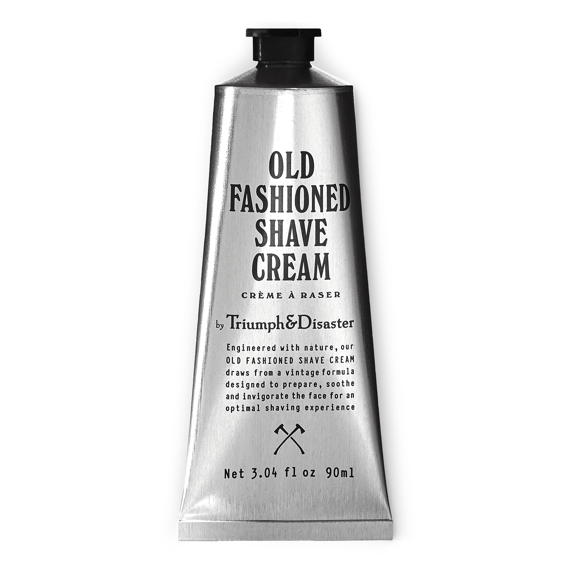 Triumph & Disaster | Old Fashioned Shave Cream Tube | Shaving Lotion for Sensitive Skin - Alcohol Free, 90ml (90+ shaves)